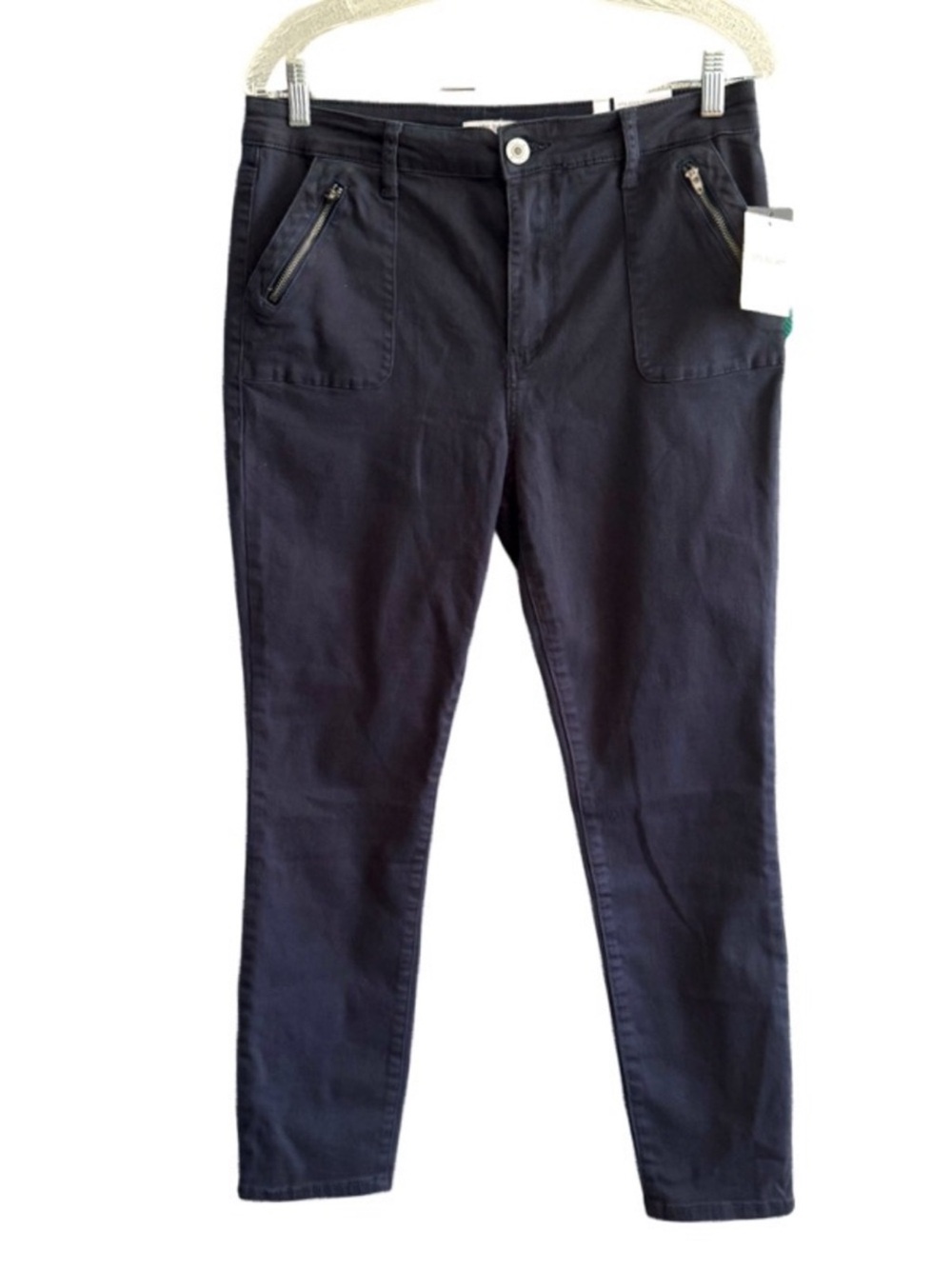 NEW STS Blue Ellie High Rise Skinny Ankle Utility Pants Pants Navy Blue Size 12